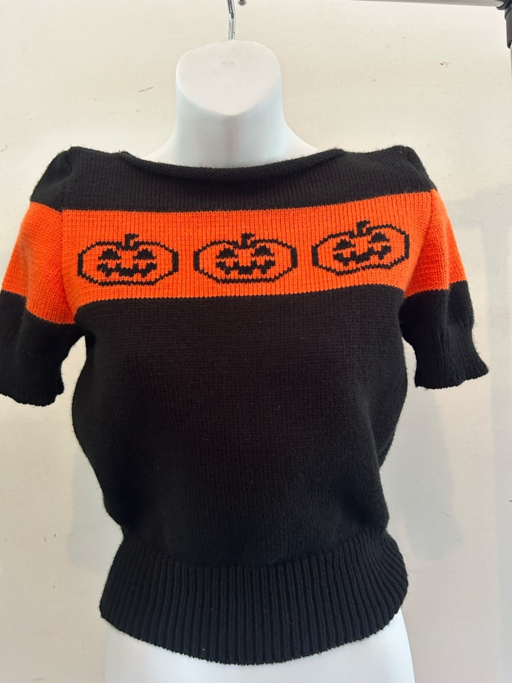 Halloween Vintage Style Pumpkin sweater XS/S